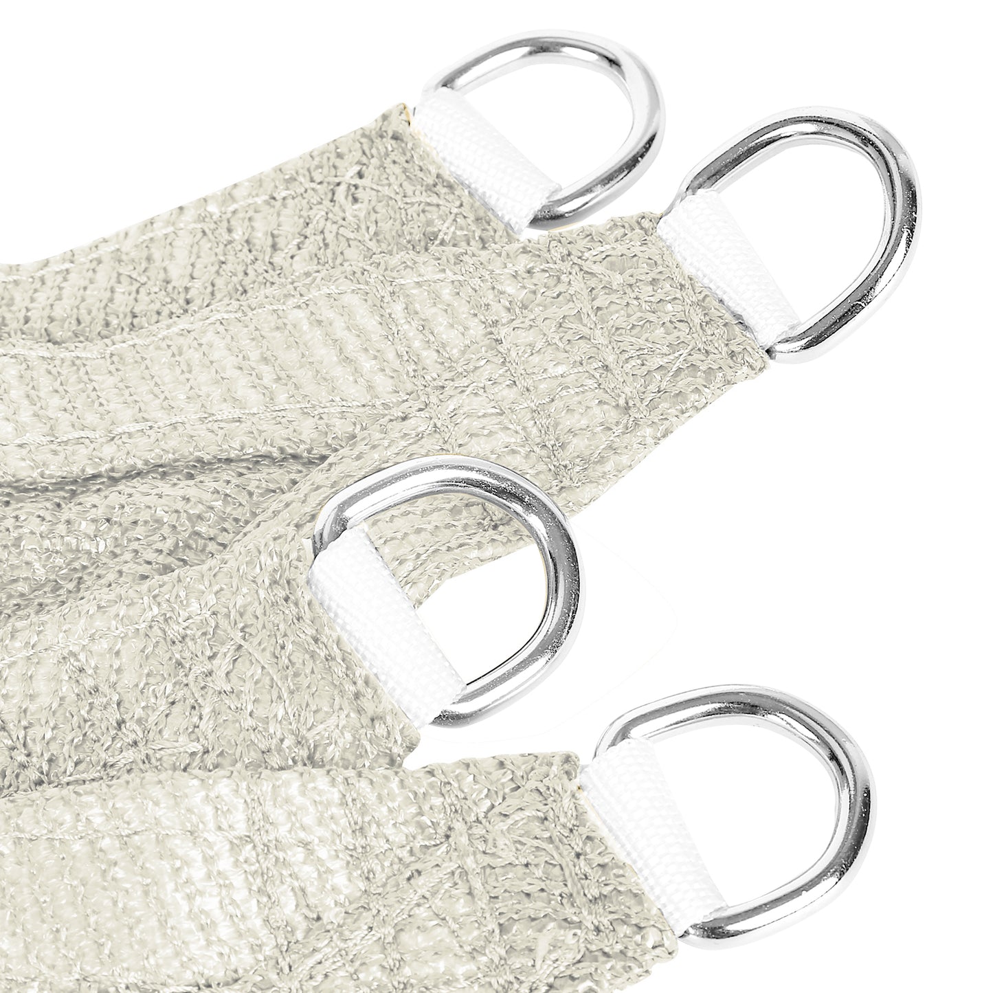 Outdoor Sun Shade Sail 13' x 13' Waterproof Rectangle Sun Shade Sail 95% UV Resistant Yard Garden Canopy Shelter for Patio and Outdoor Carport