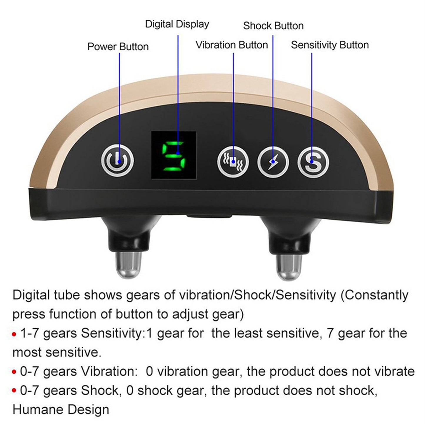Dog Bark Collar, Anti Barking Training Collar,Vibration No Shock Dog Collar