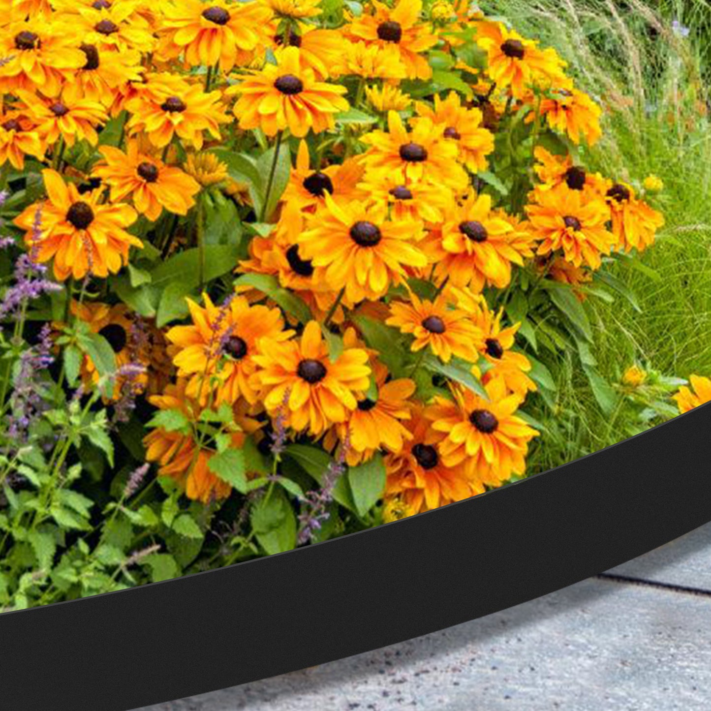 Teedor Terrace Board, Garden Border Edging Plastic, Grass Barrier, Bender Board, Weed Barrier, Garden Borders