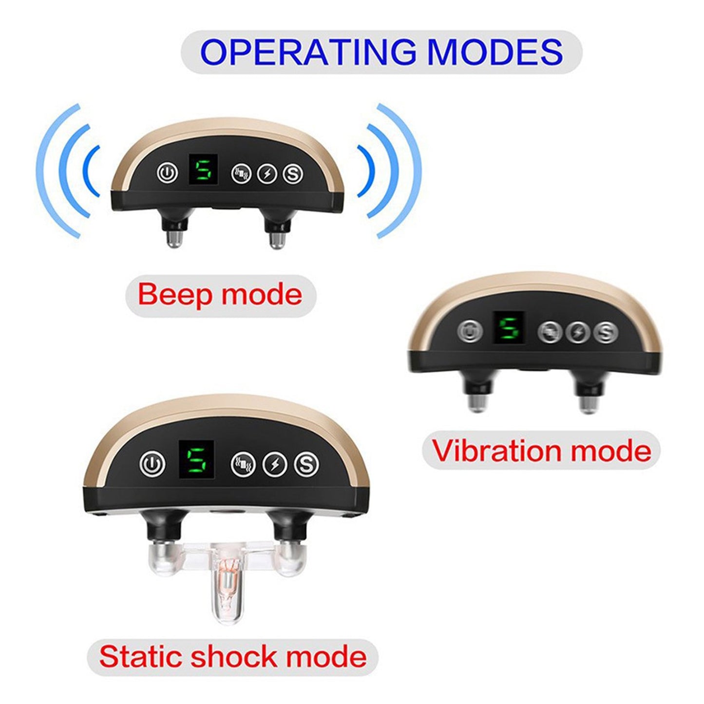 Dog Bark Collar, Anti Barking Training Collar,Vibration No Shock Dog Collar