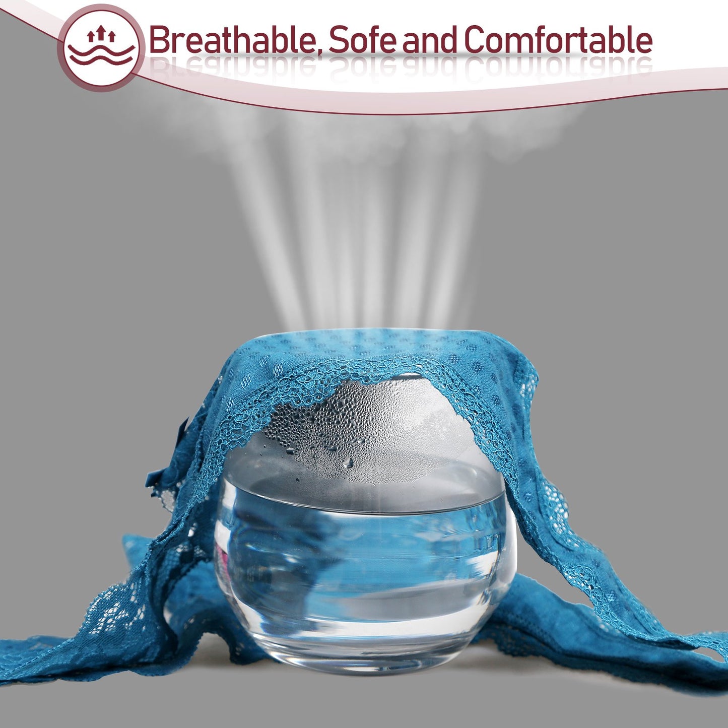 Teedor Women's Thongs, G-String Low Waist Seamless Lace T back