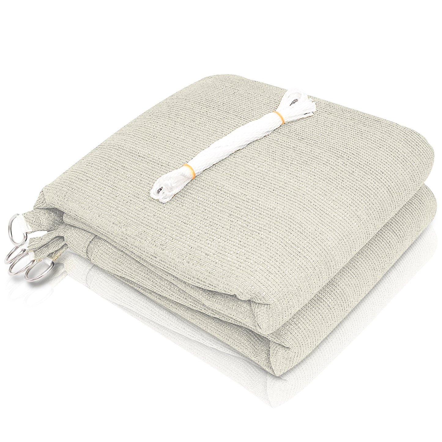 Sun Shade Sail 10' x 10' Rectangle Canopy, Outdoor Waterproof Rectangle Sun Shade Sail 95% UV