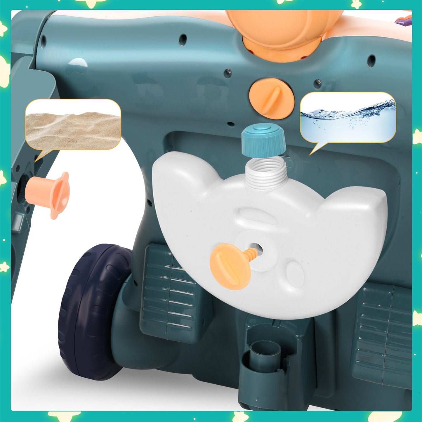 Baby Push Walkers in Baby Activities 6-in-1,Multifunctional Early Education Activity Center Music Learning Toys for Baby,Toddler Table and Floor Toy for12 to 36 Months